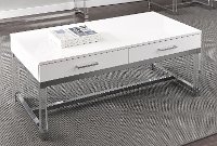 Modern White Coffee Table - Everett