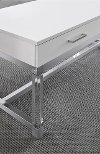 Modern White Coffee Table - Everett-3