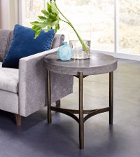 Contemporary Concrete End Table - Magnum