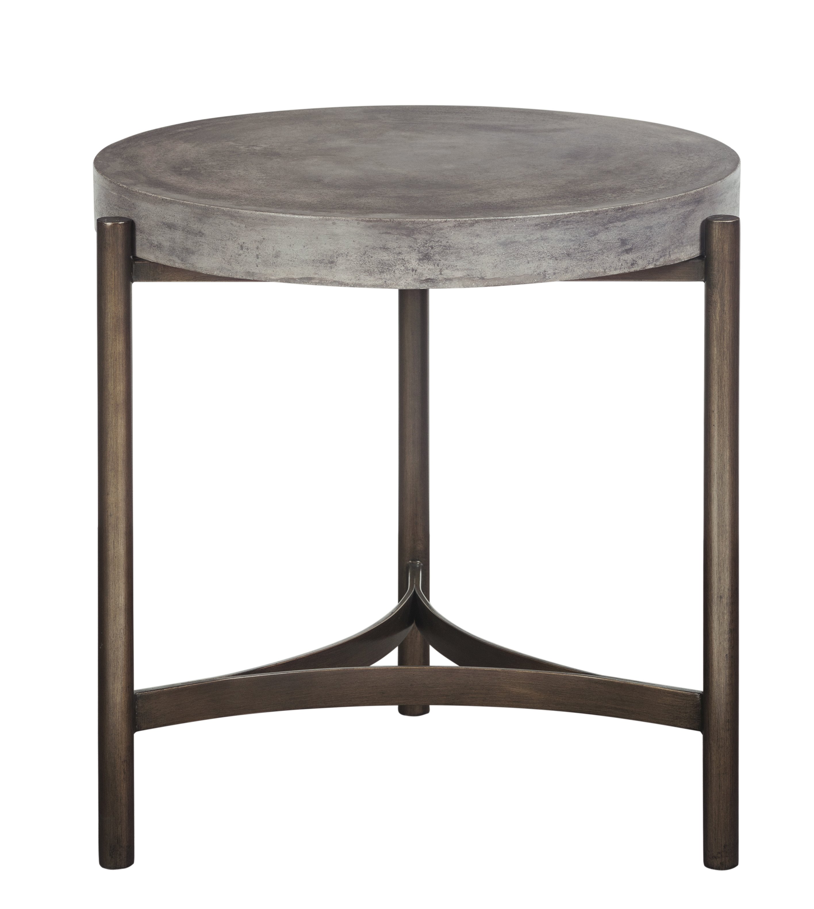 Contemporary Concrete End Table - Magnum-3