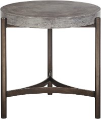 Contemporary Concrete End Table - Magnum-3
