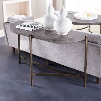 Contemporary Concrete Sofa Table - Magnum