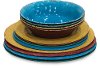 12 Piece Green Melamine Dish Set-2