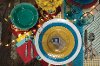 12 Piece Green Melamine Dish Set-3