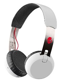 S5GBW-J472 Skullcandy Grind Bluetooth Wireless On-Ear Headphones - White