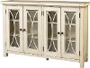 6278-897C/CABINET Antique White 4 Door Cabinet - Bayside