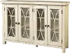 Bayside Antique White 4 Door Cabinet