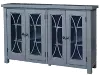 Bayside Egg Blue 4 Door Cabinet