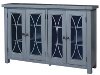 6286-897C/CABINET Egg Blue 4 Door Cabinet - Bayside