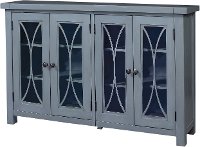 6286-897C/CABINET Egg Blue 4 Door Cabinet - Bayside-2