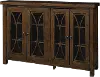 Bayside Mahogany Brown 4 Door Cabinet