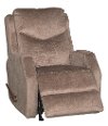 Cocoa Brown Swivel Rocker Recliner - Tip Top