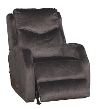 Godiva Brown Swivel Rocker Recliner - Tip Top