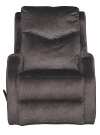 Godiva Brown Swivel Rocker Recliner - Tip Top-2
