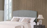 2077-371/HDBD3/3 Smoke Gray Twin Upholstered Headboard - Southport
