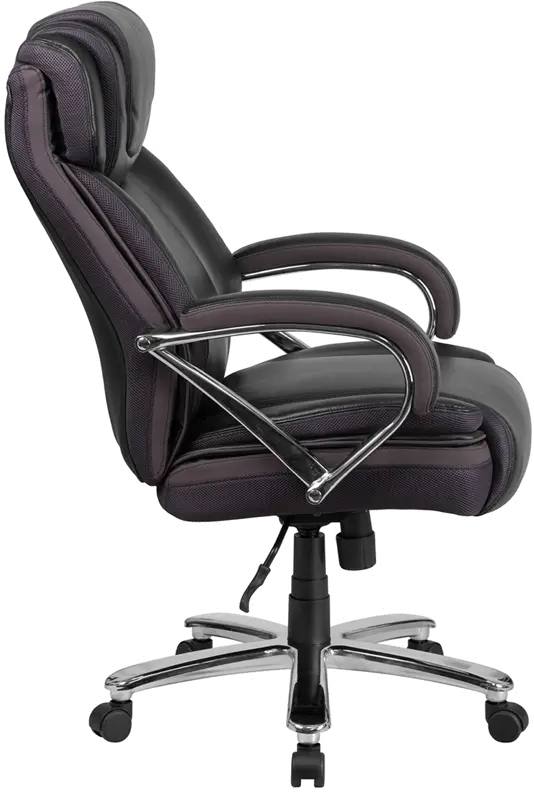 Big and Tall Executive Office Chair - Black-2