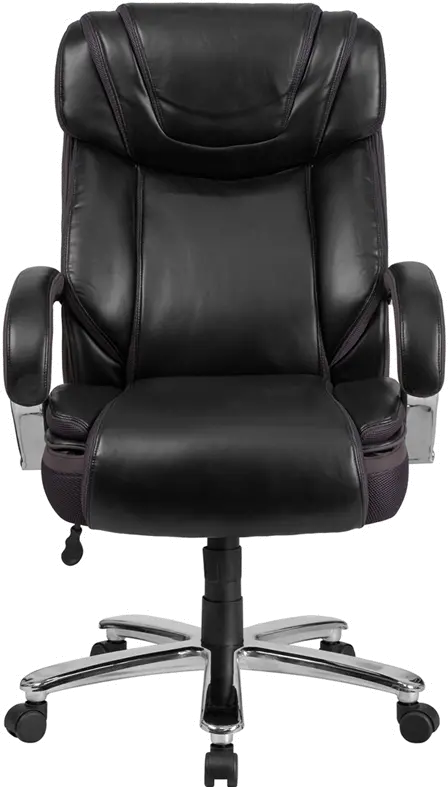Big and Tall Executive Office Chair - Black-4