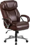 Big and Tall Executive Office Chair - Brown
