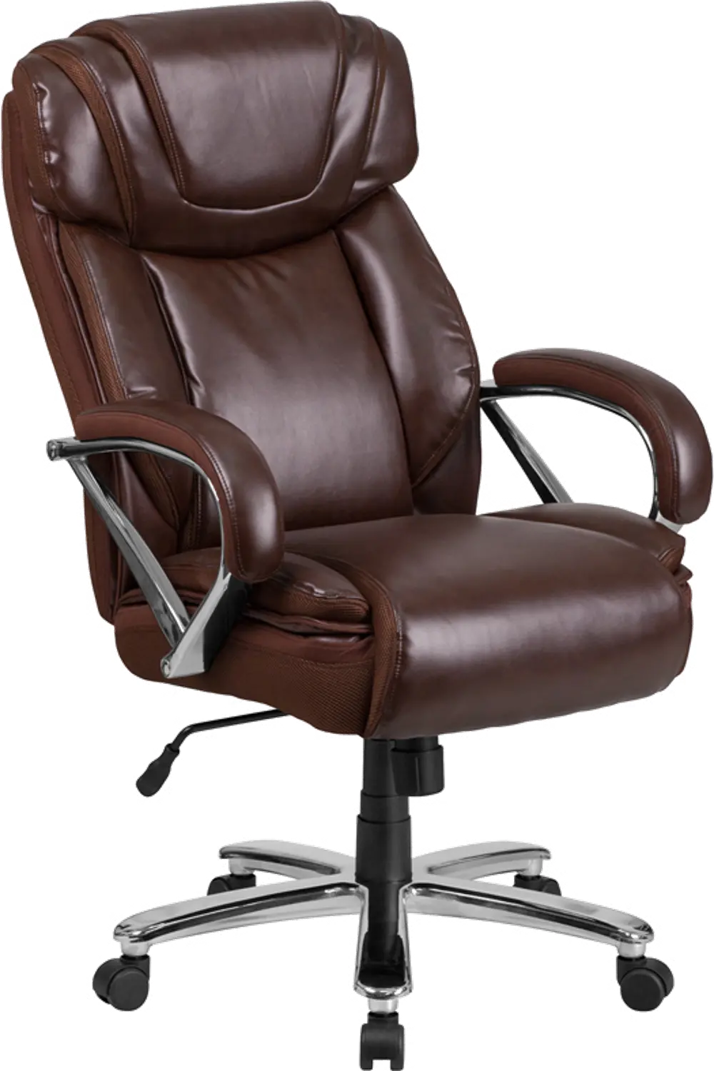 Big and Tall Executive Office Chair - Brown-1