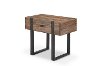 Rustic Honey Brown Chair Side Table - Prescott-2