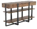 Prescott Brown Console Table