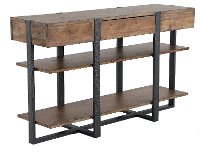 Rustic Honey Brown Sofa Table - Prescott