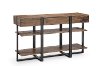 Rustic Honey Brown Sofa Table - Prescott-2