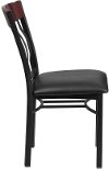 Wood and Metal Restaurant Chair-2
