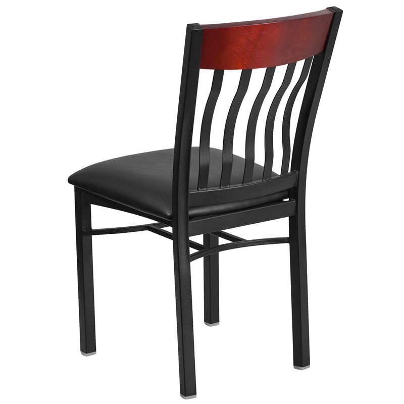 Wood and Metal Restaurant Chair-3