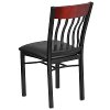 Wood and Metal Restaurant Chair-3