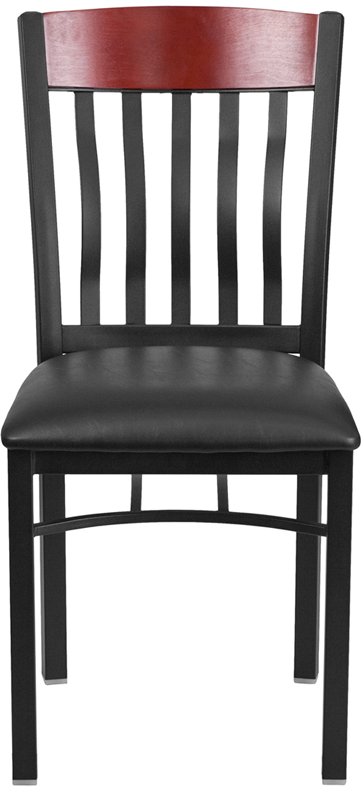 Wood and Metal Restaurant Chair-4