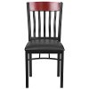 Wood and Metal Restaurant Chair-4