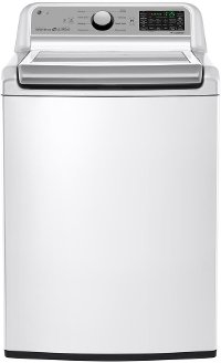 WT7200CW LG Mega Capacity Top Load Washer - 5.0 cu. ft. White