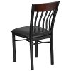 Wood and Metal Restaurant Chair-3