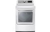 DLE7200WE LG 7.3 cu. ft. Super Capacity Electric Dryer with Sensor Dry Technology - White