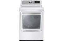 DLE7200WE LG 7.3 cu. ft. Super Capacity Electric Dryer with Sensor Dry Technology - White