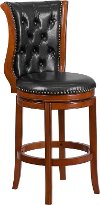 Transitional Swivel Bar Stool