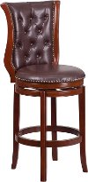 Transitional Swivel Bar Stool