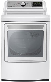 DLG7201WE LG Gas Dryer with Sensor Dry - 7.3 cu. ft. White