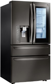 LMXS30796D LG 4 Door French Door-in-Door Smart Refrigerator - 29.7 cu. ft., 36 Inch Black Stainless Steel-2