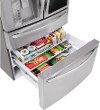 LMXS30796S LG 4-Door French Door Refrigerator with InstaView Door-in-Door - 36 Inch Stainless Steel-7