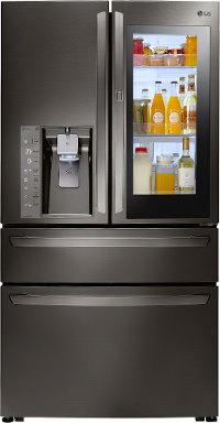 LMXC23796D LG Counter Depth French Door-in-Door Refrigerator - 22.5 cu. ft., 36 Inch Black Stainless Steel