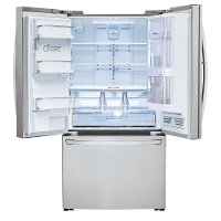LFXC24796S LG 36 Inch 3-Door French Door Refrigerator with InstaView Door-in-Door Counter-depth - Stainless Steel