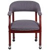Gray Captain's Conference Chair -4