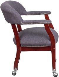 Gray Captain's Conference Chair -2