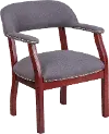 Gray Captain's Conference Chair