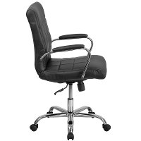 Black Contemporary Swivel Office Chair-2