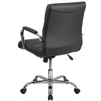 Black Contemporary Swivel Office Chair-3