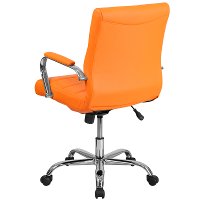 Orange Contemporary Swivel Office Chair-3