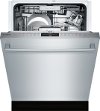 SHX88PW55N Bosch Benchmark Bar Handle Dishwasher - Stainless Steel-2